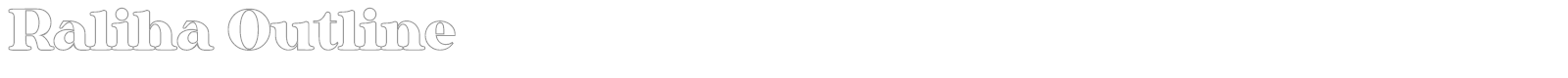 Raliha font preview